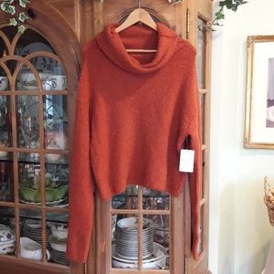 Free People Stormy Cowl Neck  Sweater